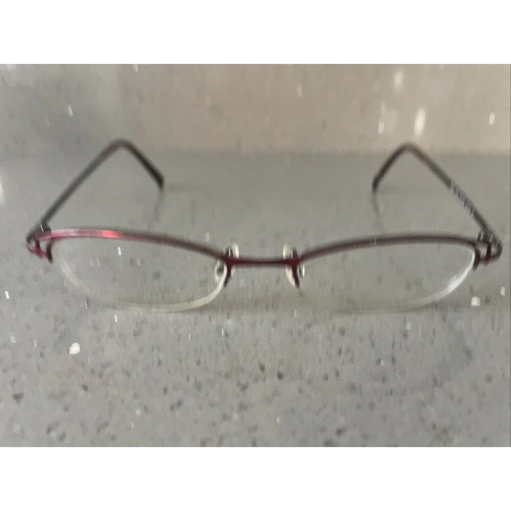 Alfred Sung Eyeglasses Frames ONLY Wine Cen Japan Canadian Design 48-18-135